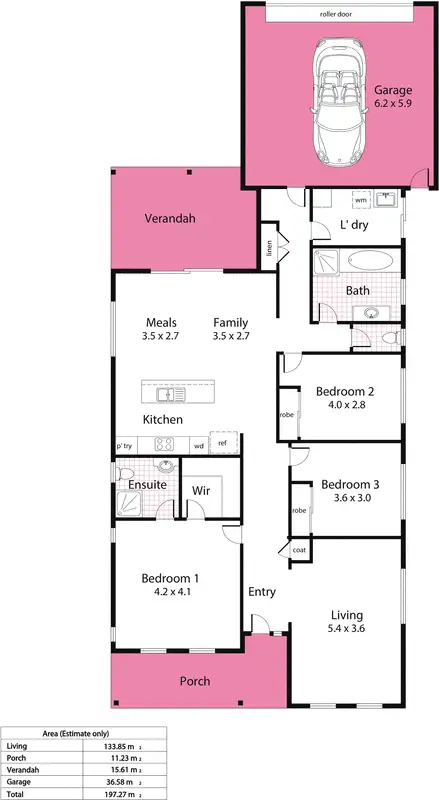 Floorplan of Homely house listing, Address available on request