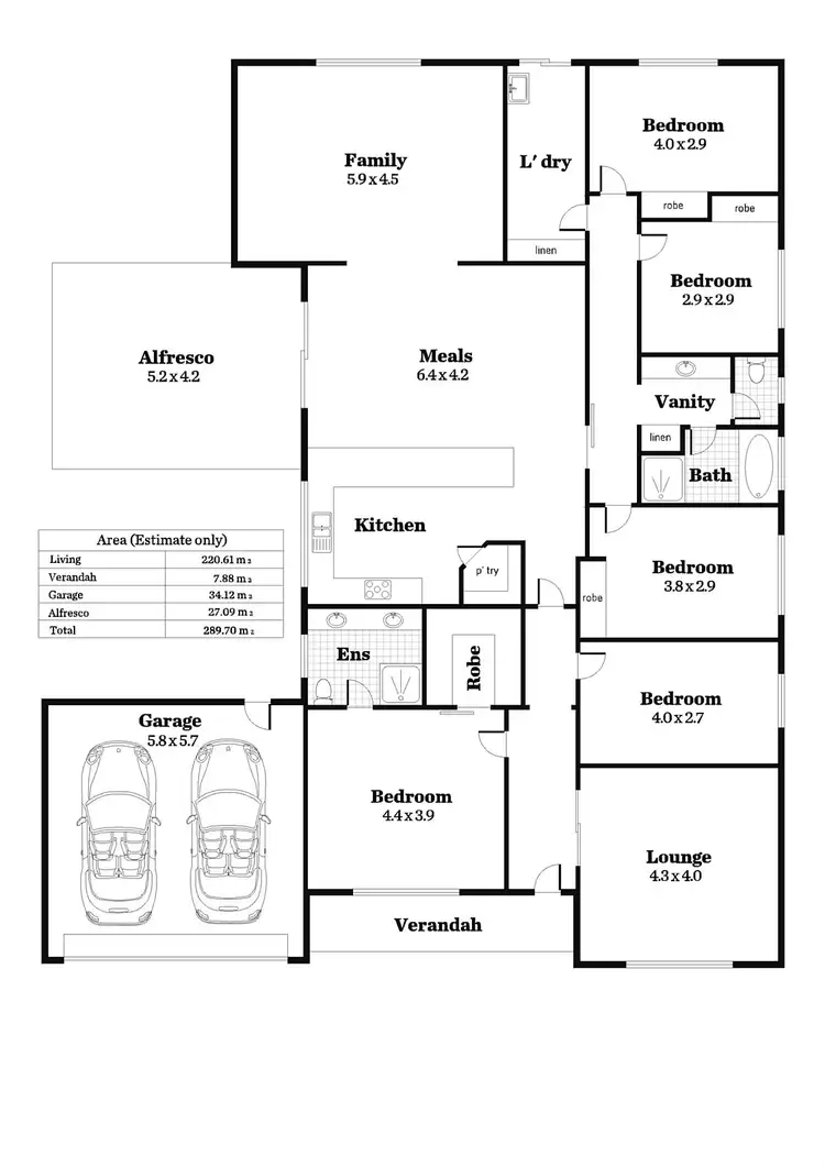 Floorplan of Homely house listing, 56a Hill  Street, Murray Bridge SA 5253