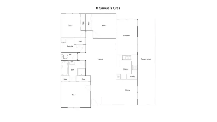 Floorplan of Homely house listing, 8 Samuels Crescent, Ngunnawal ACT 2913