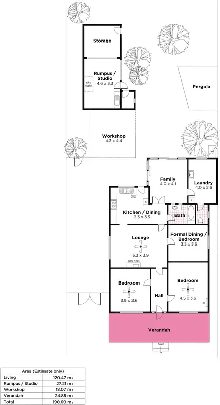 Floorplan of Homely house listing, 15 Leane Avenue, Allenby Gardens SA 5009