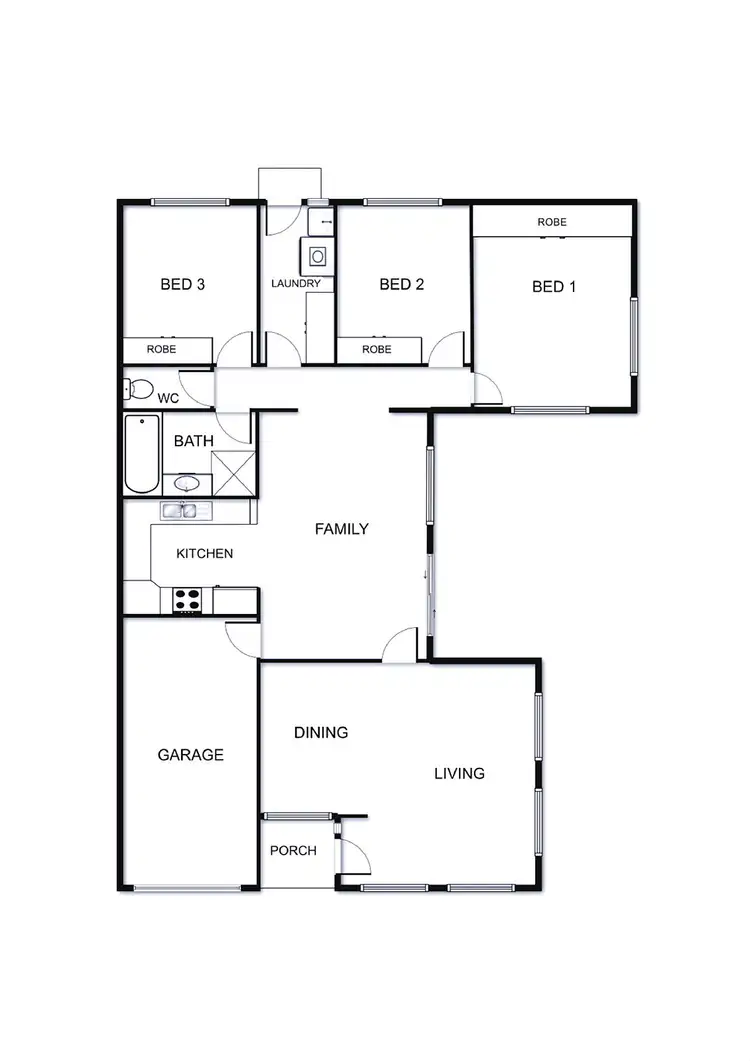 Floorplan of Homely house listing, 2 Gurrang  Avenue, Ngunnawal ACT 2913