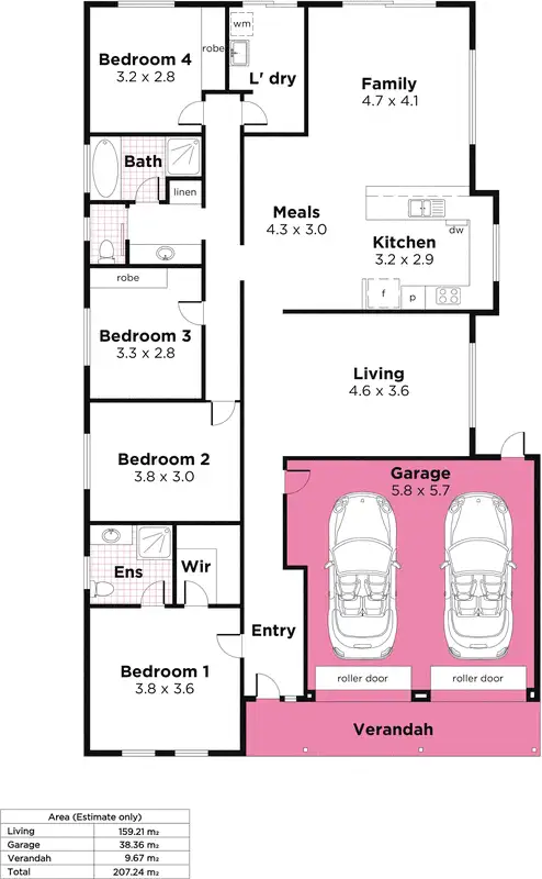 Floorplan of Homely house listing, 12 Joanne Street, Nairne SA 5252