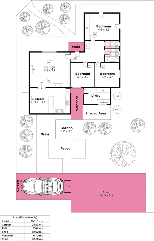 Floorplan of Homely house listing, 56 Mooringe Avenue, North Plympton SA 5037