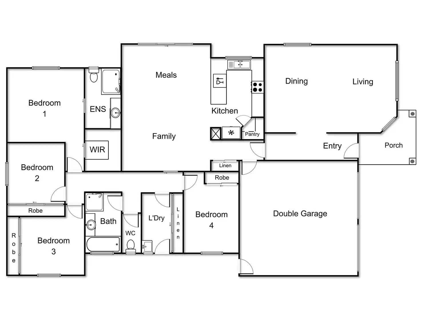Floorplan of Homely house listing, Address available on request