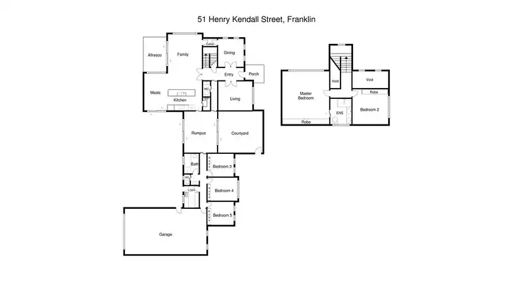 Floorplan of Homely house listing, 51 Henry Kendall Street, Franklin ACT 2913