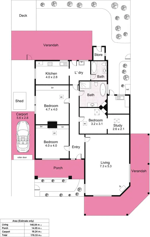 Floorplan of Homely house listing, 86 Mills Street, Clarence Park SA 5034