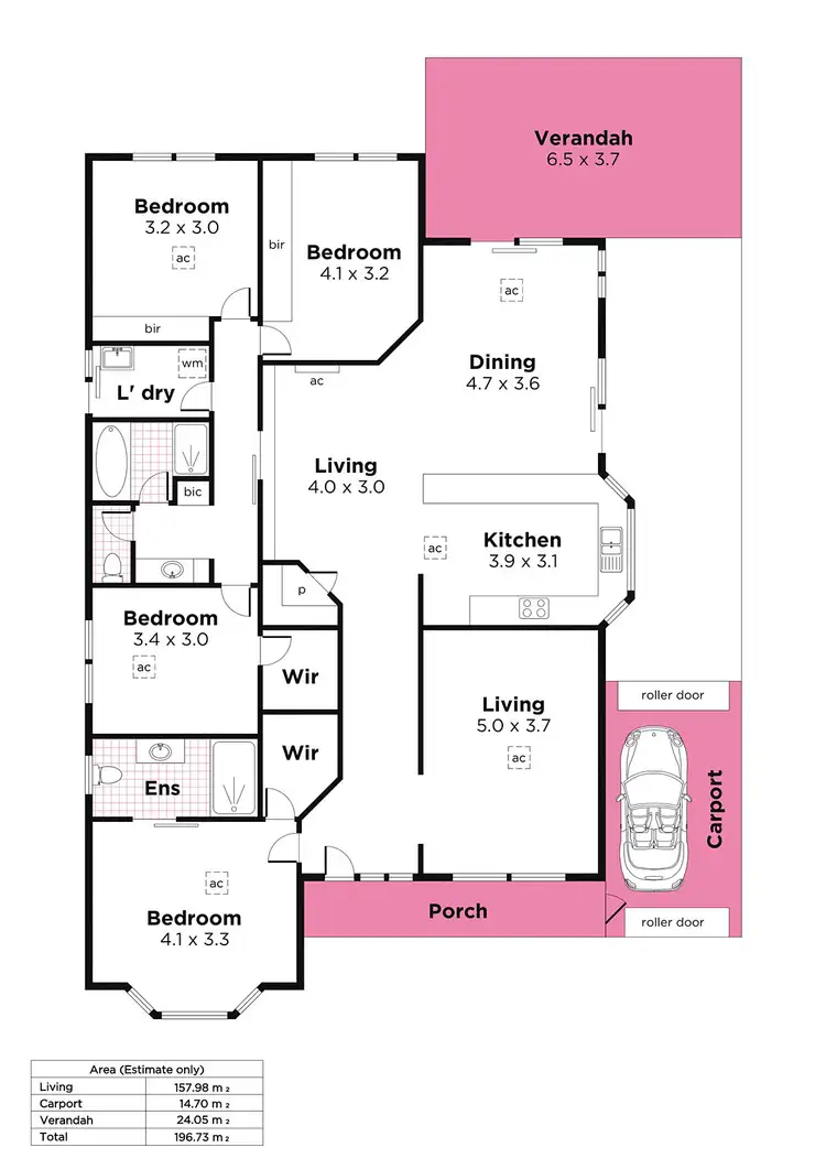 Floorplan of Homely house listing, 6 Mariner Avenue, Seacliff Park SA 5049