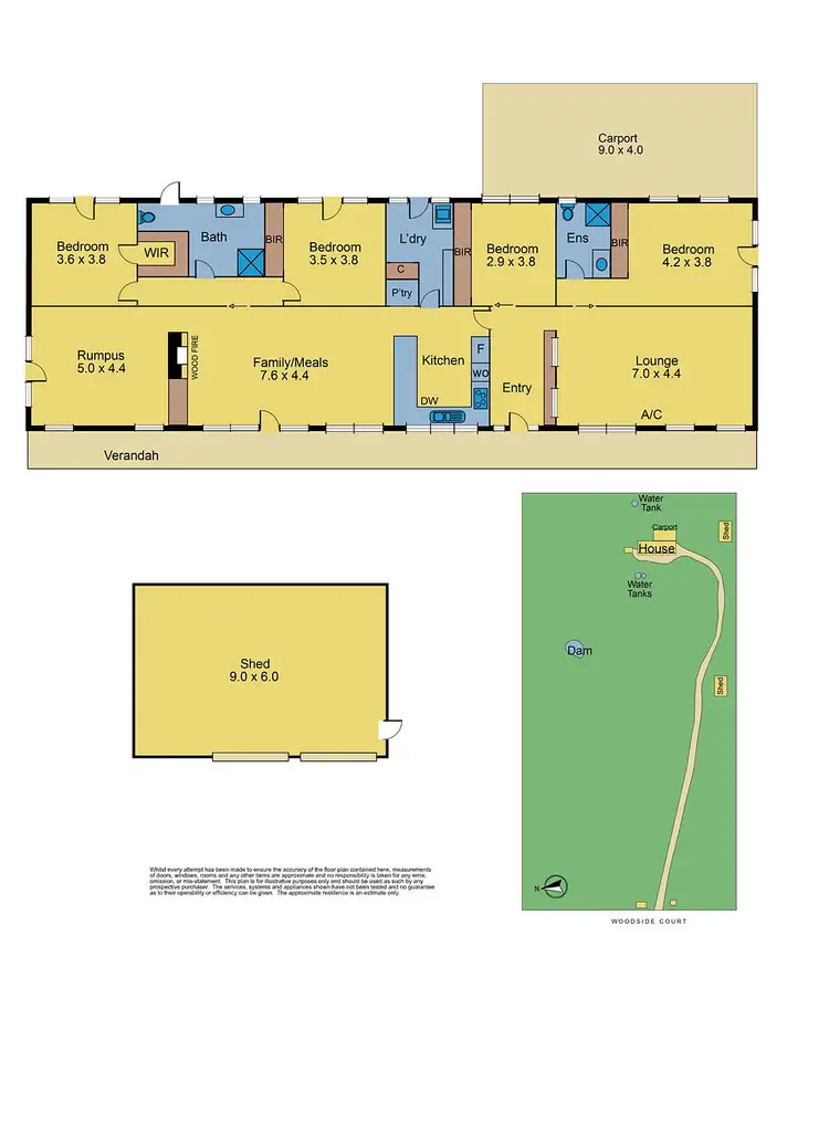 Floorplan of Homely house listing, 30 Woodside Court, Eden Park VIC 3757