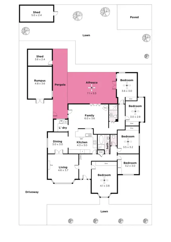 Floorplan of Homely house listing, 28 Glen Rowan Road, Woodville South SA 5011