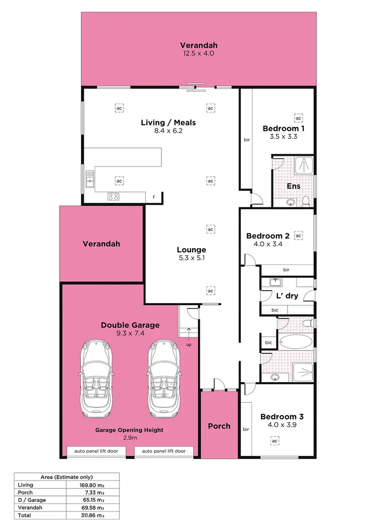 Floorplan of Homely house listing, 9 Malbec Street, Craigburn Farm SA 5051