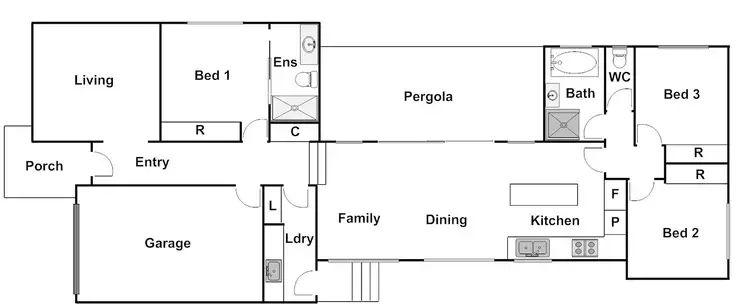 Floorplan of Homely house listing, 53 Bieundurry Street, Bonner ACT 2914