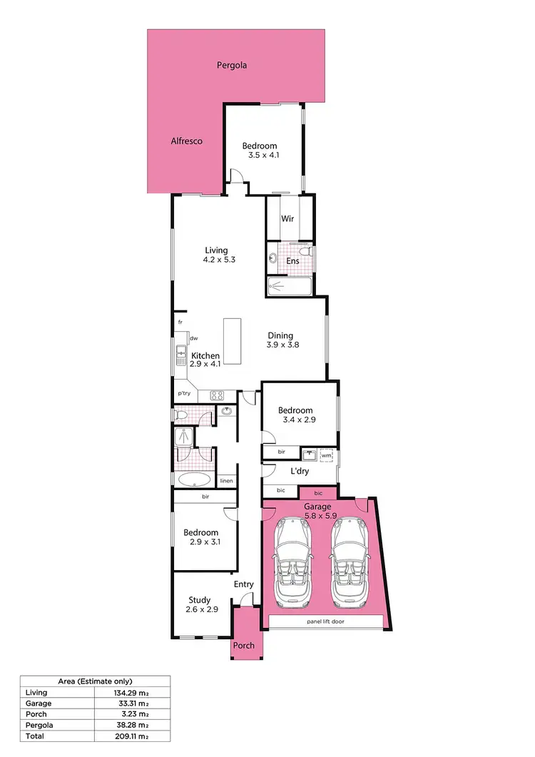Floorplan of Homely house listing, 5 Bradman Street, Sturt SA 5047
