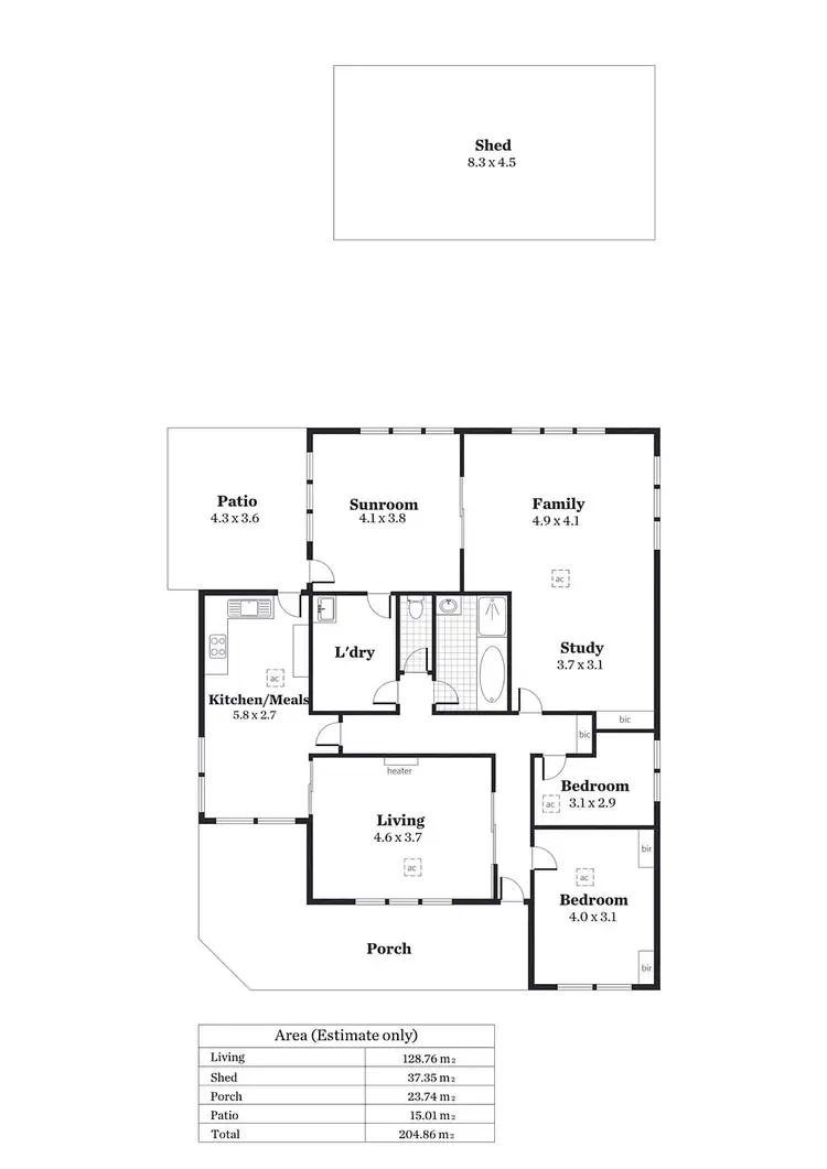 Floorplan of Homely house listing, 27 Crafter Street, Fairview Park SA 5126