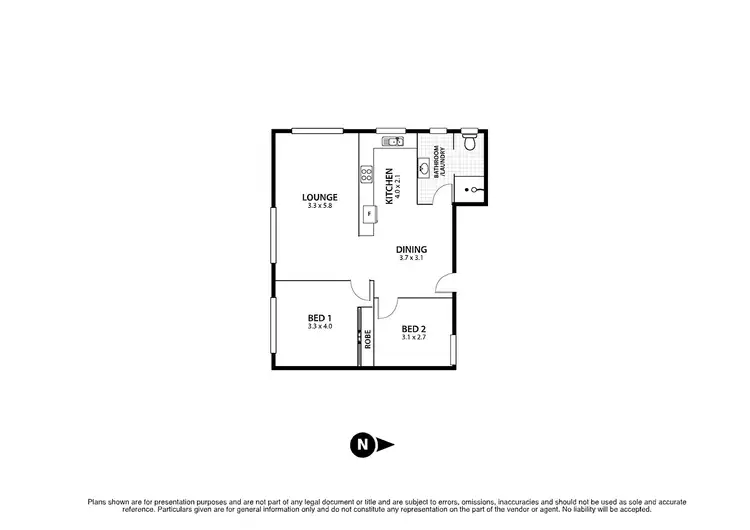 Floorplan of Homely unit listing, 3/86-88 Shellharbour Road, Port Kembla NSW 2505