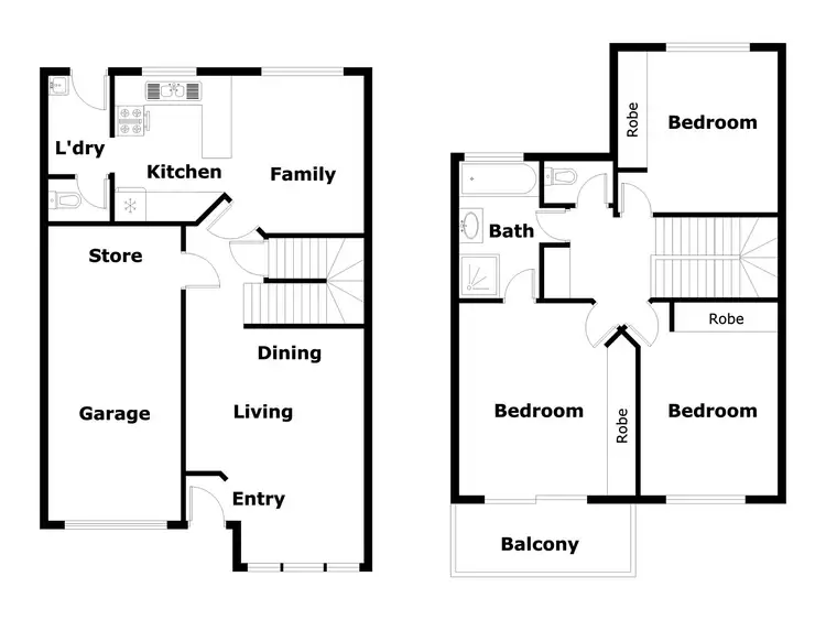 Floorplan of Homely townhouse listing, 31/174 Clive Steele Avenue, Monash ACT 2904