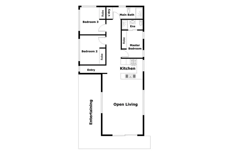 Floorplan of Homely townhouse listing, 16/37 Ainsworth Street, Mawson ACT 2607