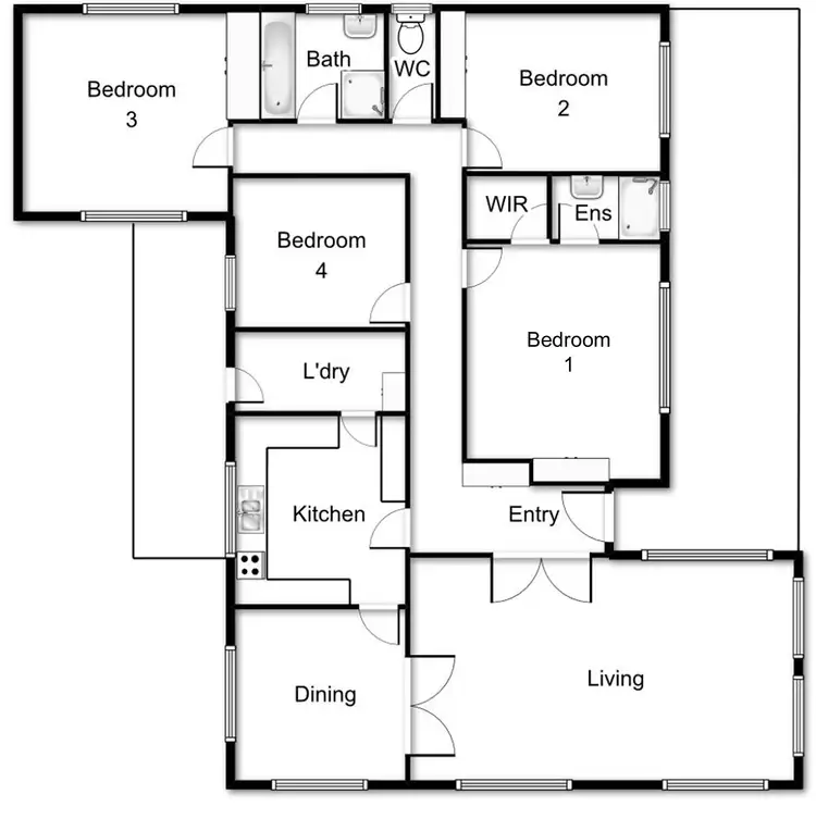 Floorplan of Homely house listing, 24 Norman Street, Deakin ACT 2600