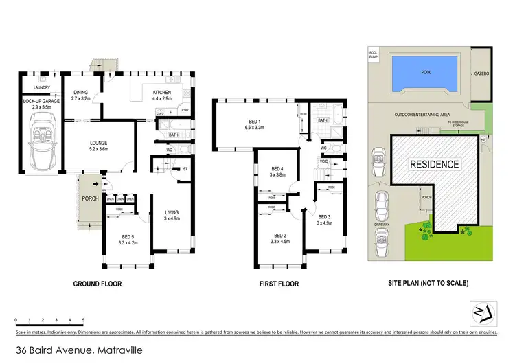 Floorplan of Homely house listing, 36 Baird Avenue, Matraville NSW 2036