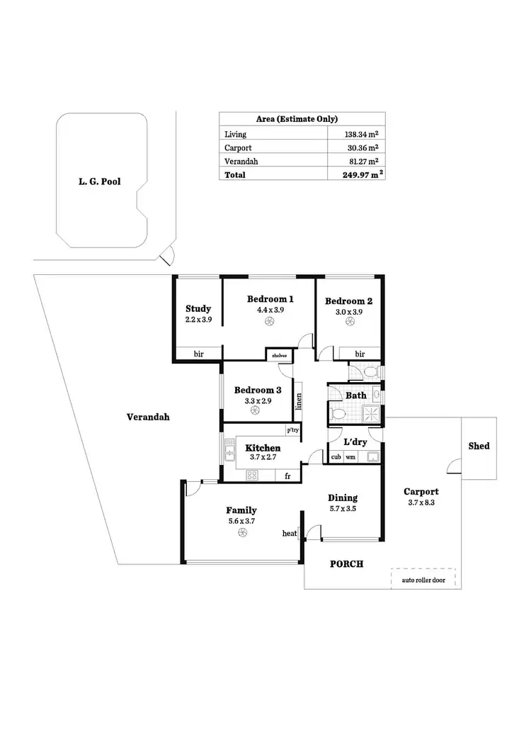 Floorplan of Homely house listing, 8 Maru Court, Para Hills SA 5096