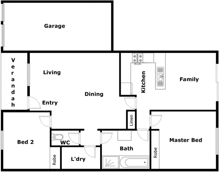 Floorplan of Homely unit listing, 8/2 Lander Crescent, Amaroo ACT 2914