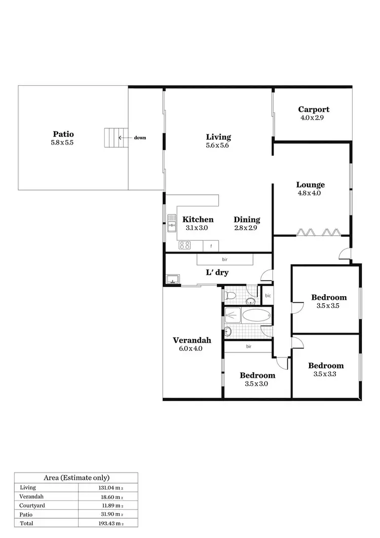 Floorplan of Homely house listing, 2 Haddington Street, Valley View SA 5093