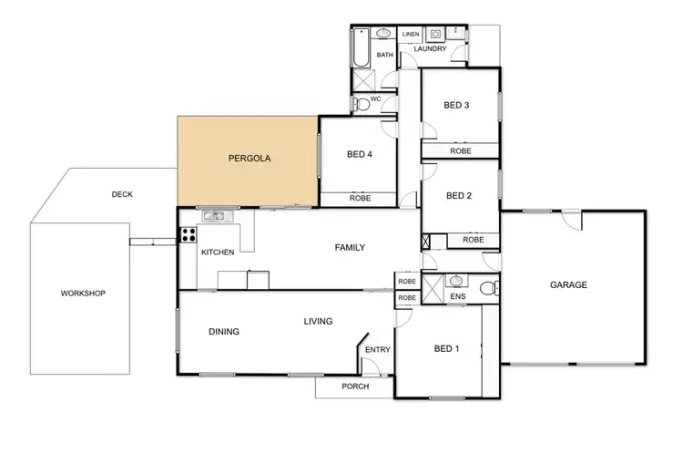 Floorplan of Homely house listing, 15 Evelyn Owen Crescent, Dunlop ACT 2615