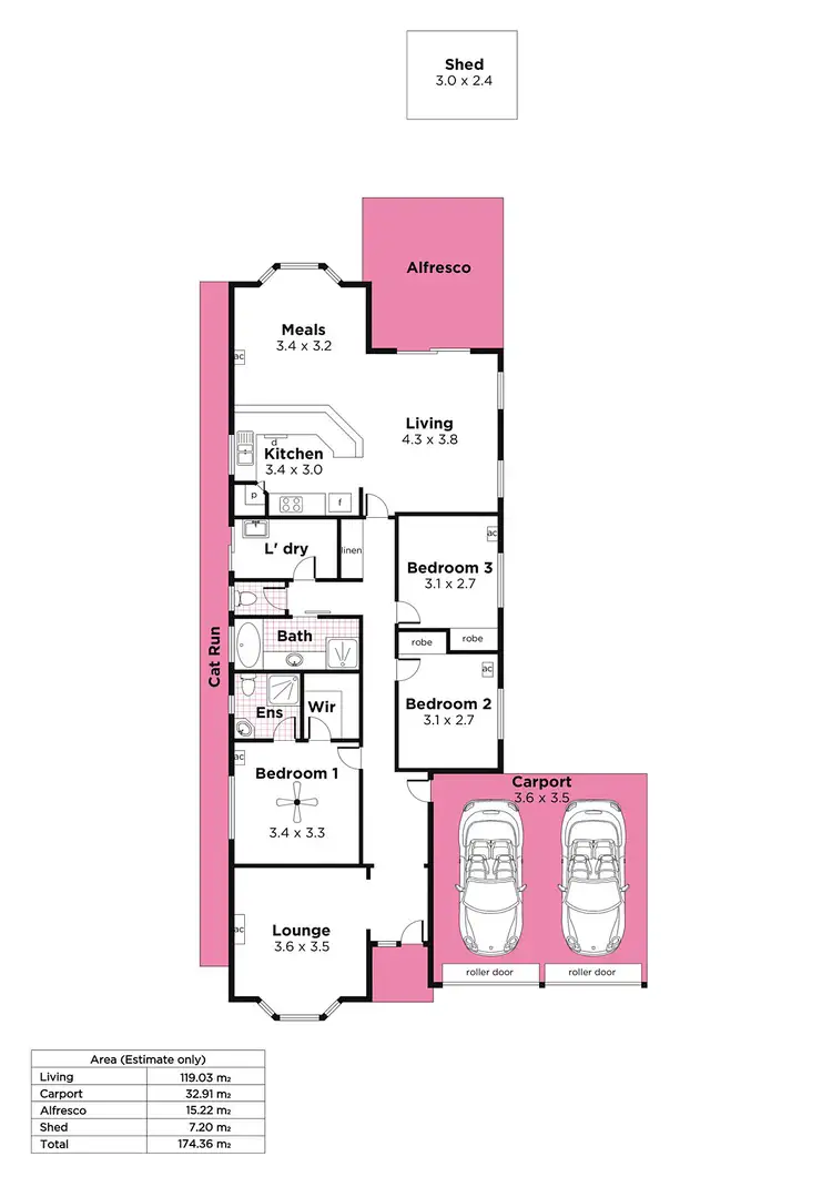 Floorplan of Homely house listing, 28B Lachlan Drive, Craigmore SA 5114