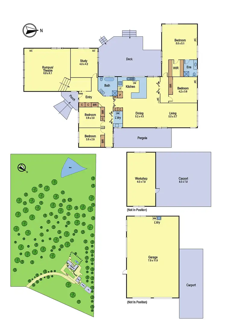 Floorplan of Homely house listing, 75 Church Road, Panton Hill VIC 3759