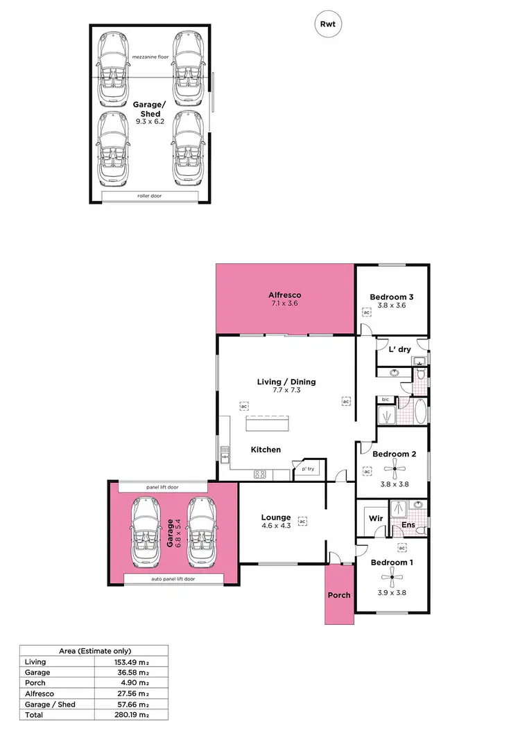 Floorplan of Homely house listing, 10 Collingwood Avenue, Flinders Park SA 5025