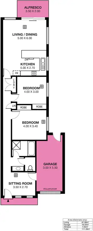 Floorplan of Homely house listing, 19A New Street, South Plympton SA 5038