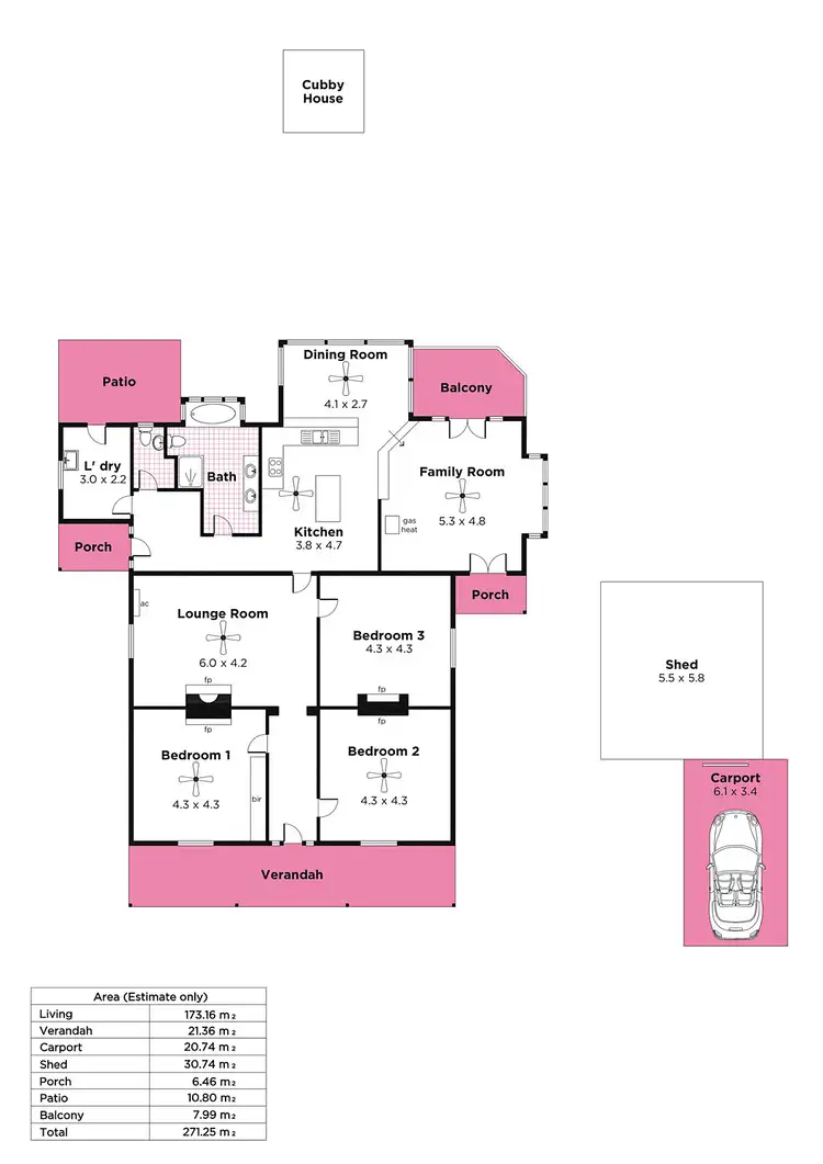 Floorplan of Homely house listing, 44 Sturt Avenue, Hawthorndene SA 5051