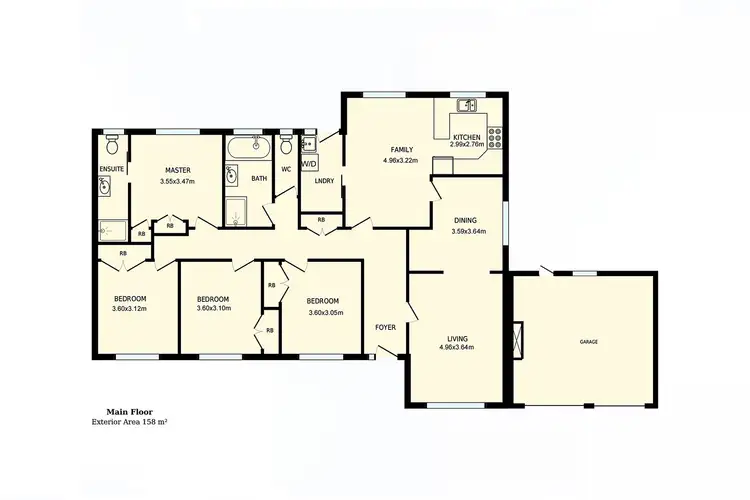 Floorplan of Homely house listing, 1 Lumholtz Place, Florey ACT 2615