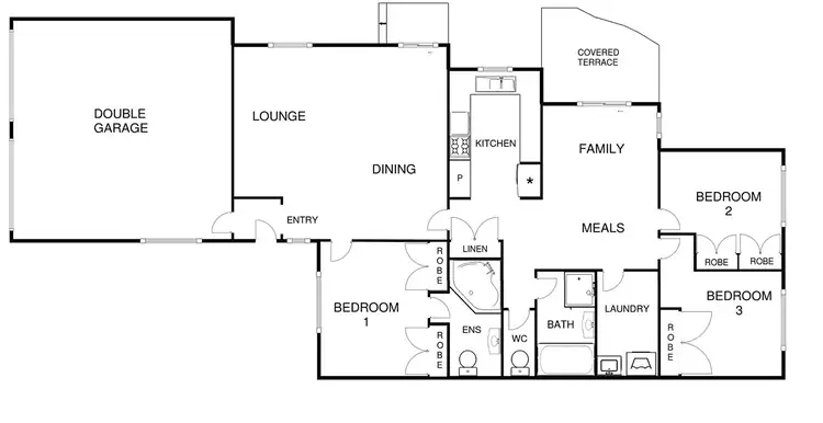 Floorplan of Homely townhouse listing, 6/36 Wanganeen Avenue, Ngunnawal ACT 2913