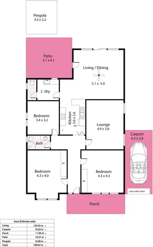 Floorplan of Homely house listing, 9 Russell Street, Hyde Park SA 5061