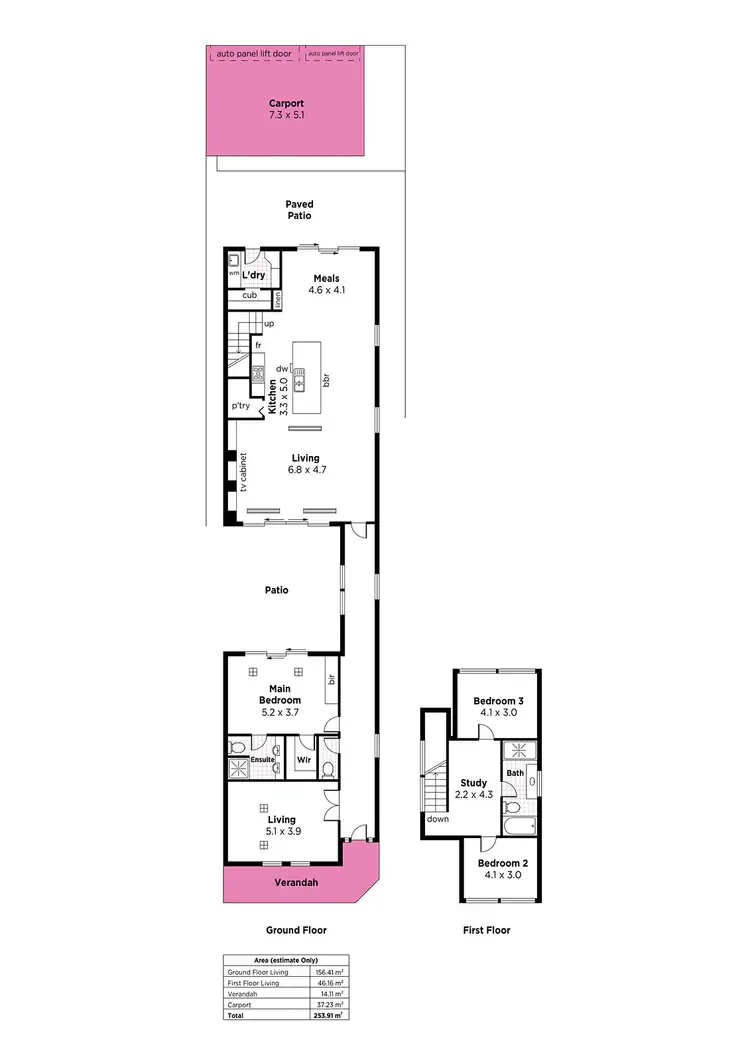 Floorplan of Homely house listing, 83a Rose Terrace, Wayville SA 5034