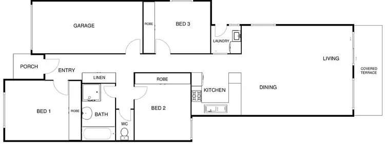 Floorplan of Homely house listing, 5 Ida Birchall  Crescent, Macgregor ACT 2615