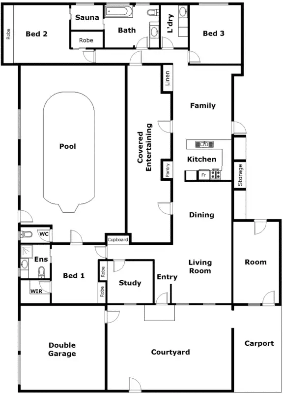 Floorplan of Homely house listing, 3 Meredith Circuit, Kambah ACT 2902