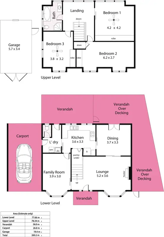 Floorplan of Homely house listing, 3 Joyce Avenue, Klemzig SA 5087