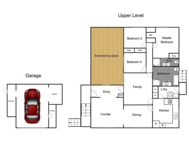 Floorplan of Homely house listing, 203 Namatjira Drive, Fisher ACT 2611