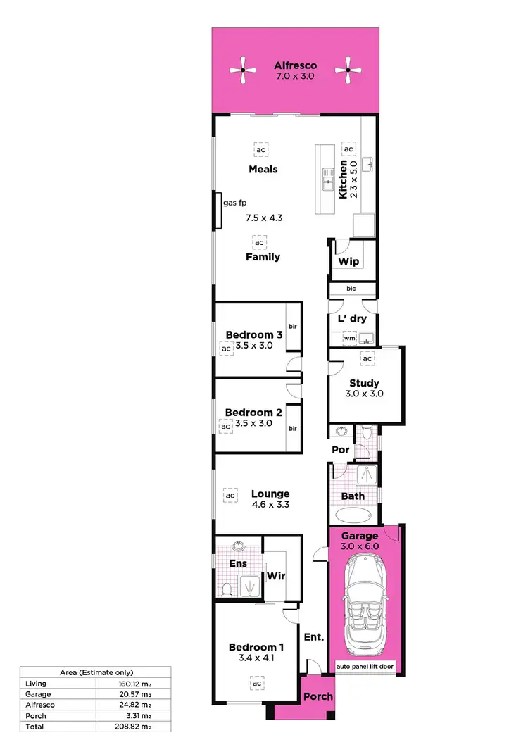 Floorplan of Homely house listing, 65b Morialta Road, Rostrevor SA 5073