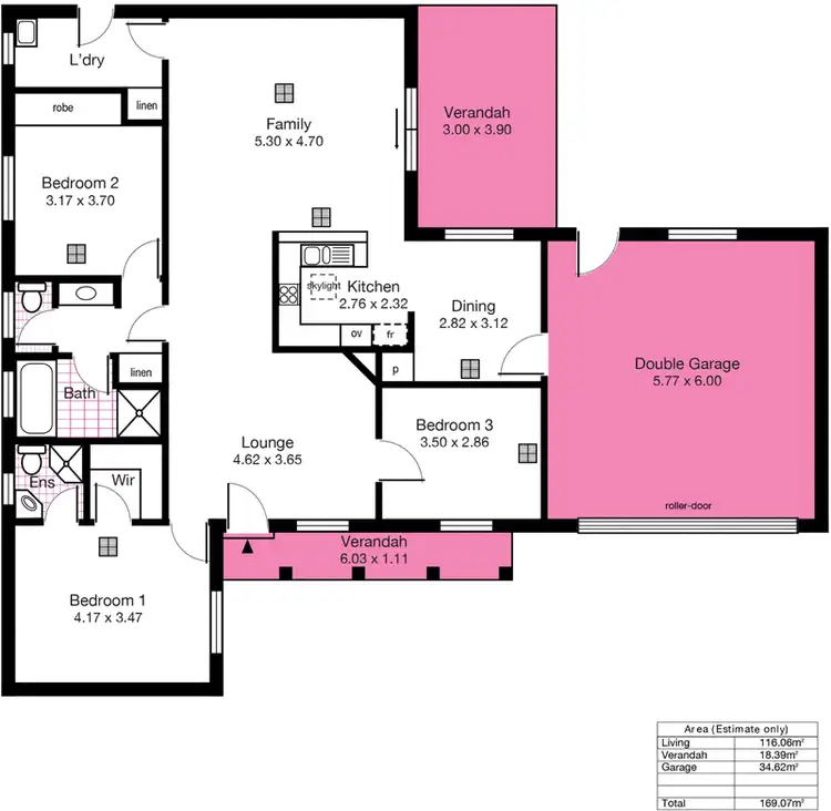 Floorplan of Homely house listing, 19B Lewis Street, South Brighton SA 5048