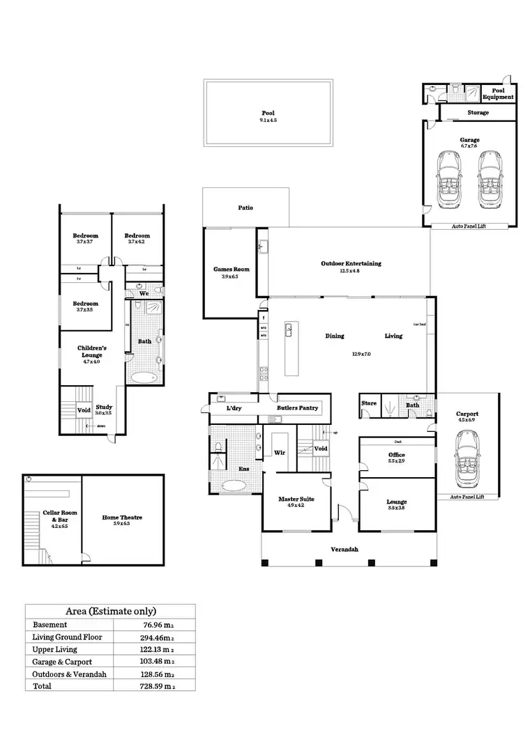 Floorplan of Homely house listing, 96 Fourth Avenue, Joslin SA 5070