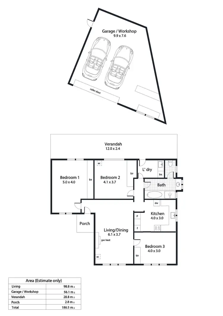 Floorplan of Homely house listing, 47 Hill Avenue, Cumberland Park SA 5041