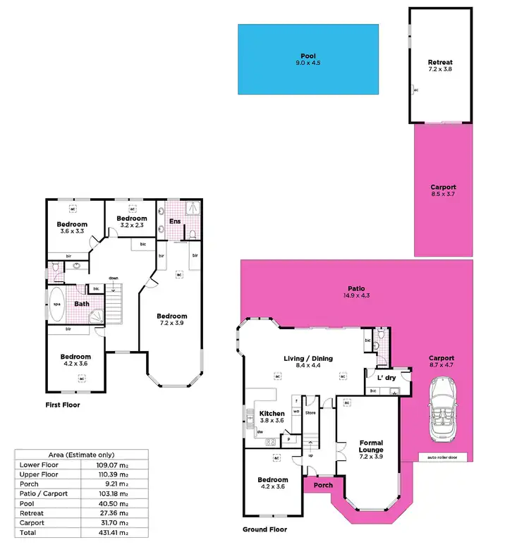 Floorplan of Homely house listing, 31 Maxwell Terrace, Glenelg East SA 5045