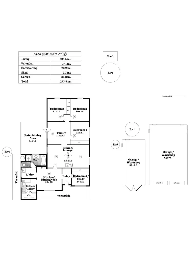 Floorplan of Homely house listing, 427 Echunga Road, Hahndorf SA 5245