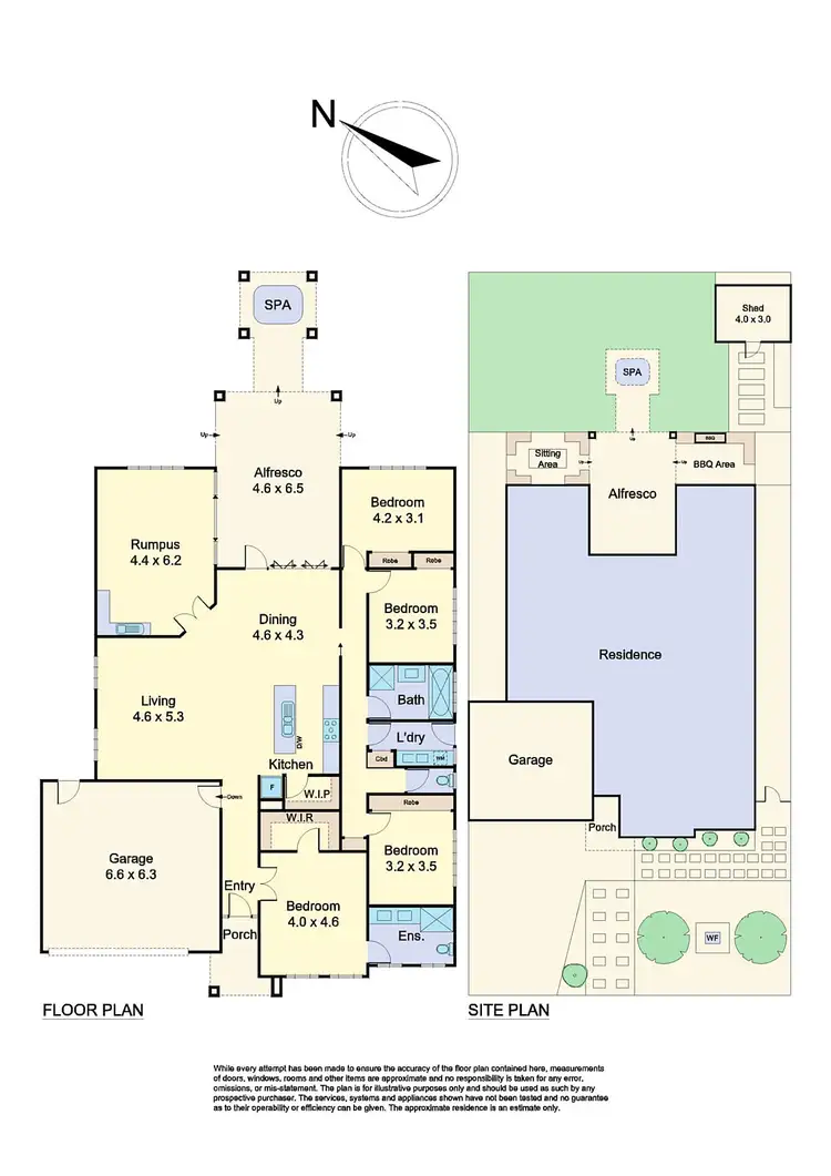 Floorplan of Homely house listing, 8 Woodstock Drive, Doreen VIC 3754