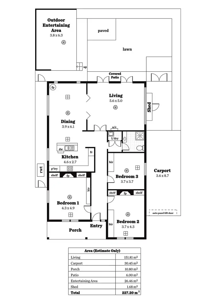Floorplan of Homely house listing, 23 Highgate Street, Highgate SA 5063