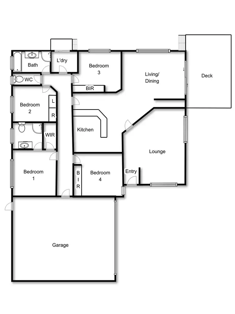 Floorplan of Homely house listing, 51 Elizabeth  Crescent, Queanbeyan NSW 2620