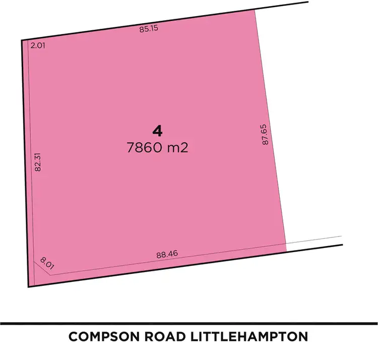 Floorplan of Homely land listing, Lot 4 Compson Road, Littlehampton SA 5250