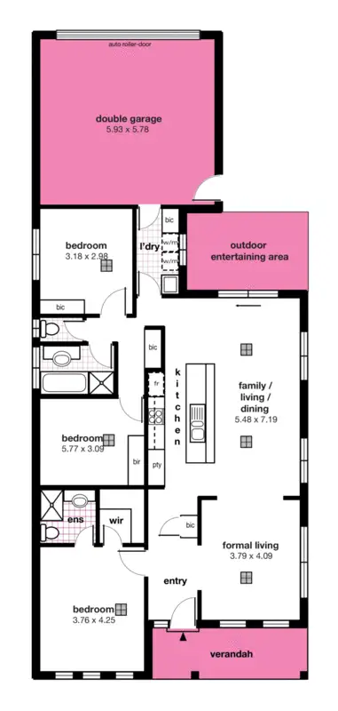 Floorplan of Homely house listing, 18 Elphick Street, Munno Para West SA 5115
